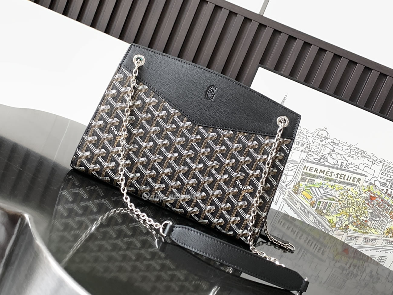 Goyard Rouette Small Hard Version 18 Cm X 9 Cm X 25.5 Cm (18) - newkick.app